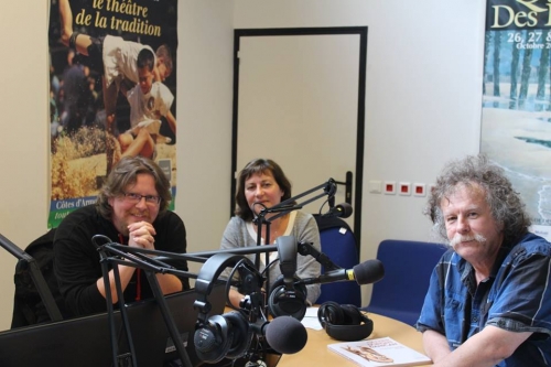 Des empreintes et des bulles 2 - Genkis, Claire Arlaux et Serg Gicquel en studio